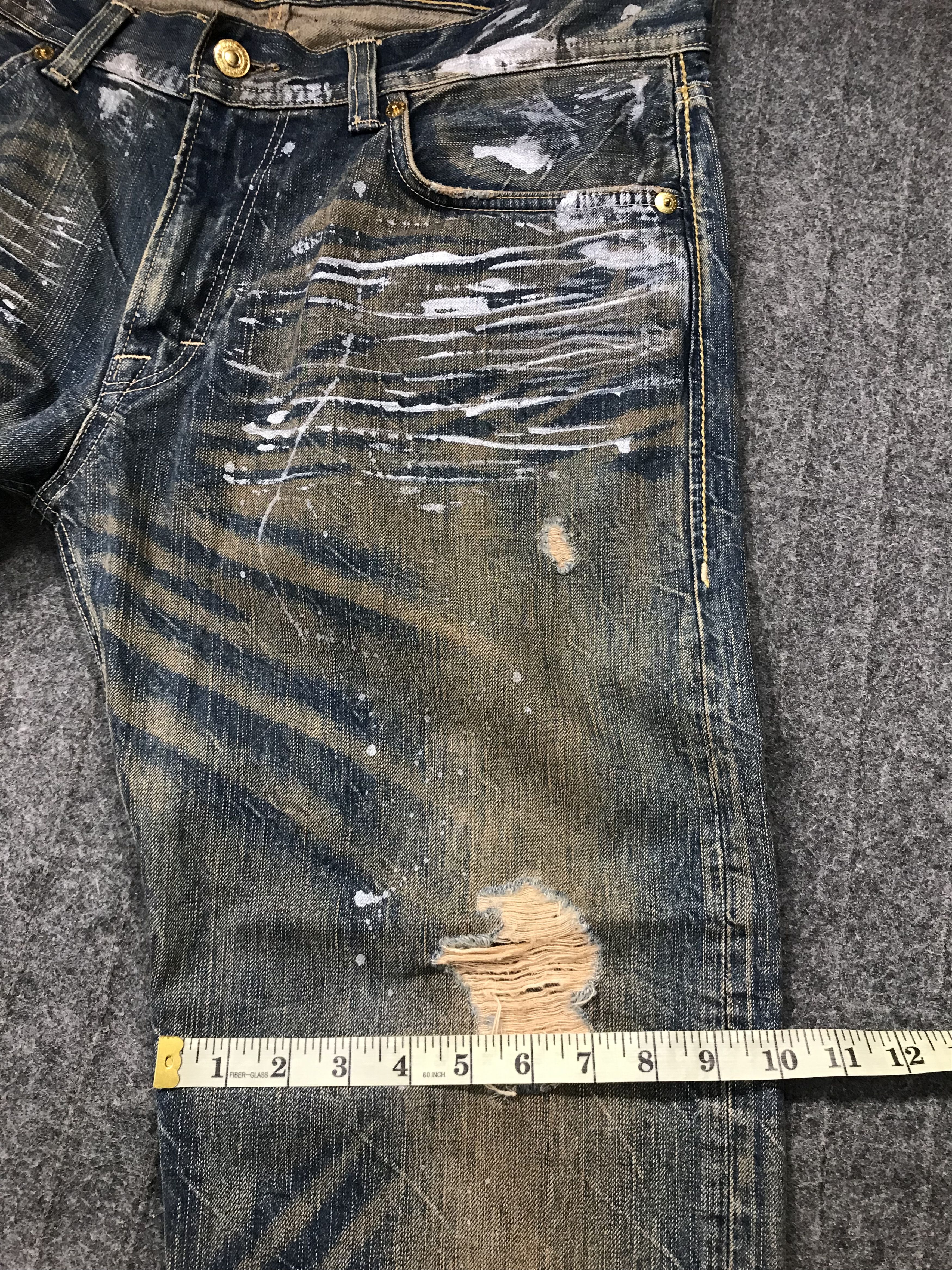 Japanese Brand × Vintage Vintage Denim Craft Premium Clothing Design Distressed Style Size US 37 - 16 Thumbnail