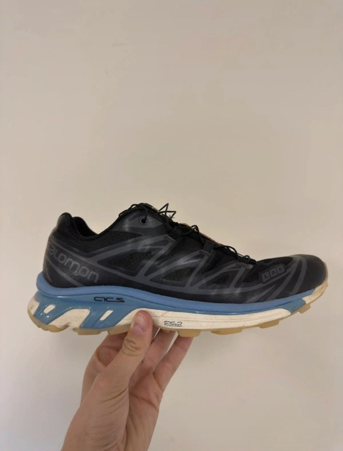 Salomon Salomon XT-6 Clear Black Riviera Nimbus Cloud Size US 8.5 / EU 41-42 - 2 Thumbnail