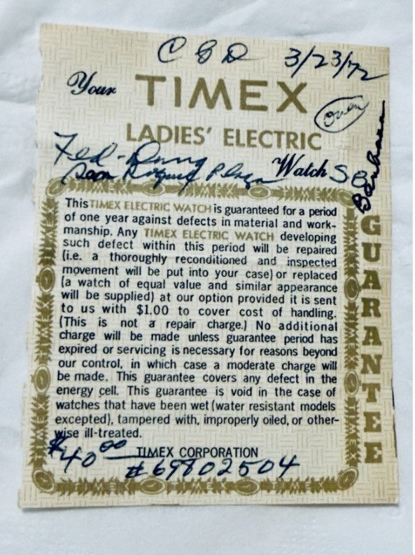 Timex Vintage Timex Electric Watch w/ Original Box Running 1960s Size ONE SIZE - 10 Thumbnail