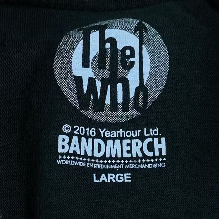 Band Tees Mens Vintage T Shirt The Who Size L Size US L / EU 52-54 / 3 - 7 Thumbnail