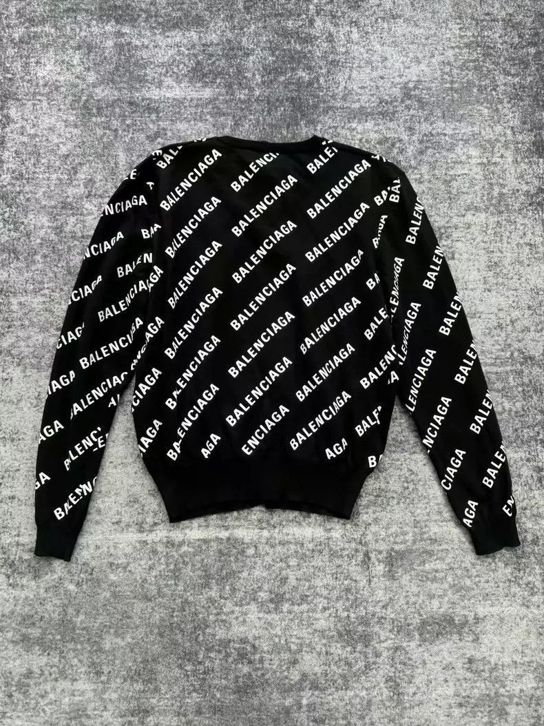 Balenciaga Balenciaga Black and White Knitted Cardigan-2506 Size XS / US 0-2 / IT 36-38 - 3 Thumbnail