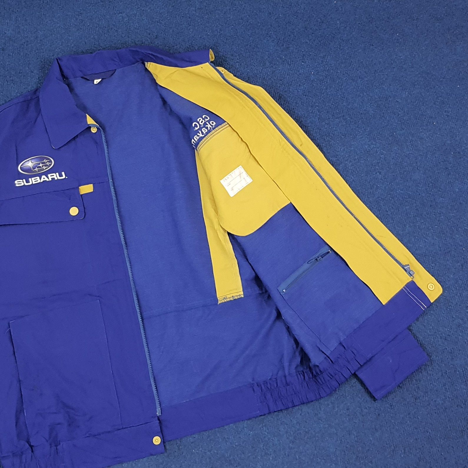 Japanese Brand × Vintage Vintage SUBARU Motorsports Racing Japan Brand Jacket Size US M / EU 48-50 / 2 - 6 Thumbnail