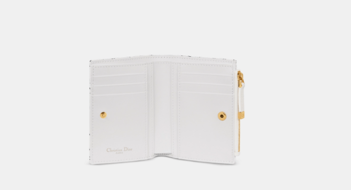 Dior o1w1db10525 S5173U Size : OS / Caro Dahlia Wallet in White Size ONE SIZE - 4 Thumbnail