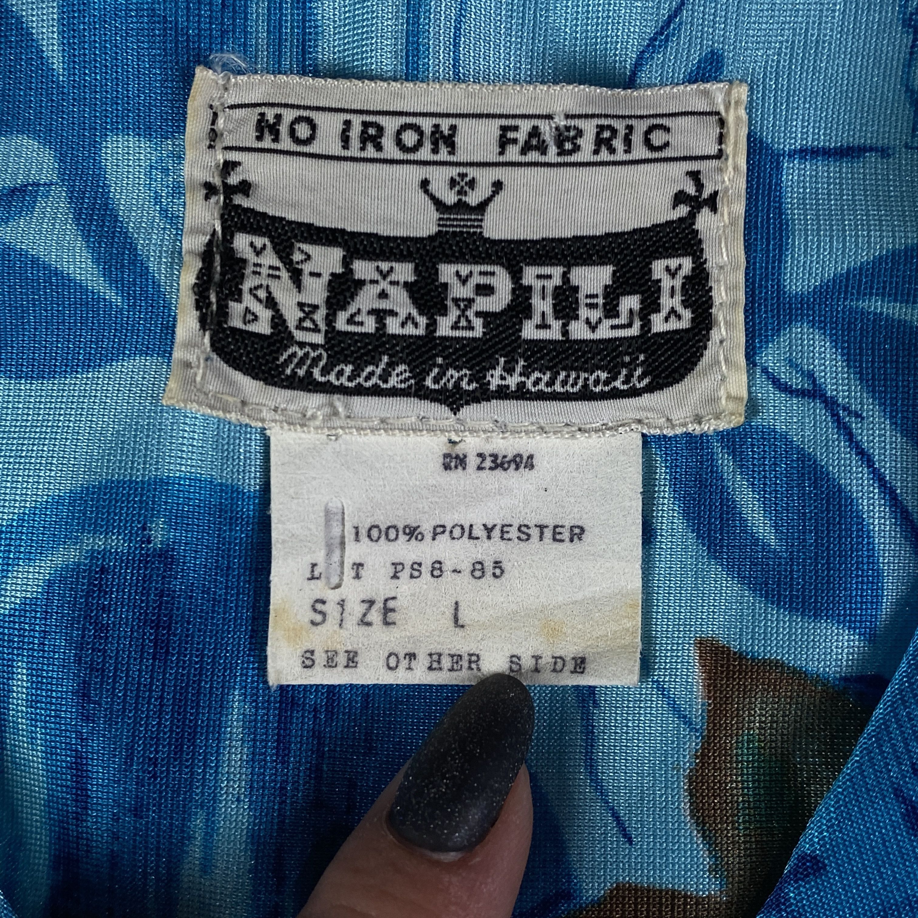 Vintage Mens Vintage Long Sleeve Crazy Shirt Napili Size L Size US L / EU 52-54 / 3 - 4 Thumbnail