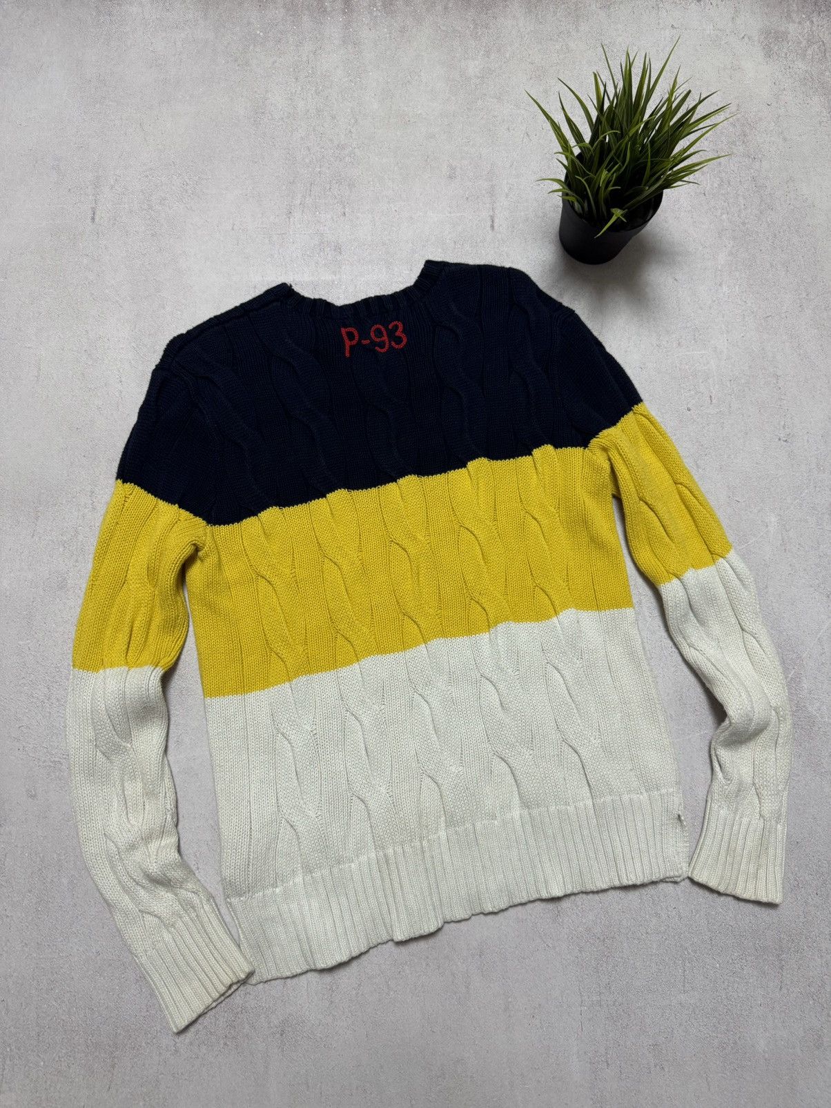 Polo Ralph Lauren Polo Ralph Lauren RL-93 Sweater Knit Big Logo Rare Size US S / EU 44-46 / 1 - 6 Thumbnail