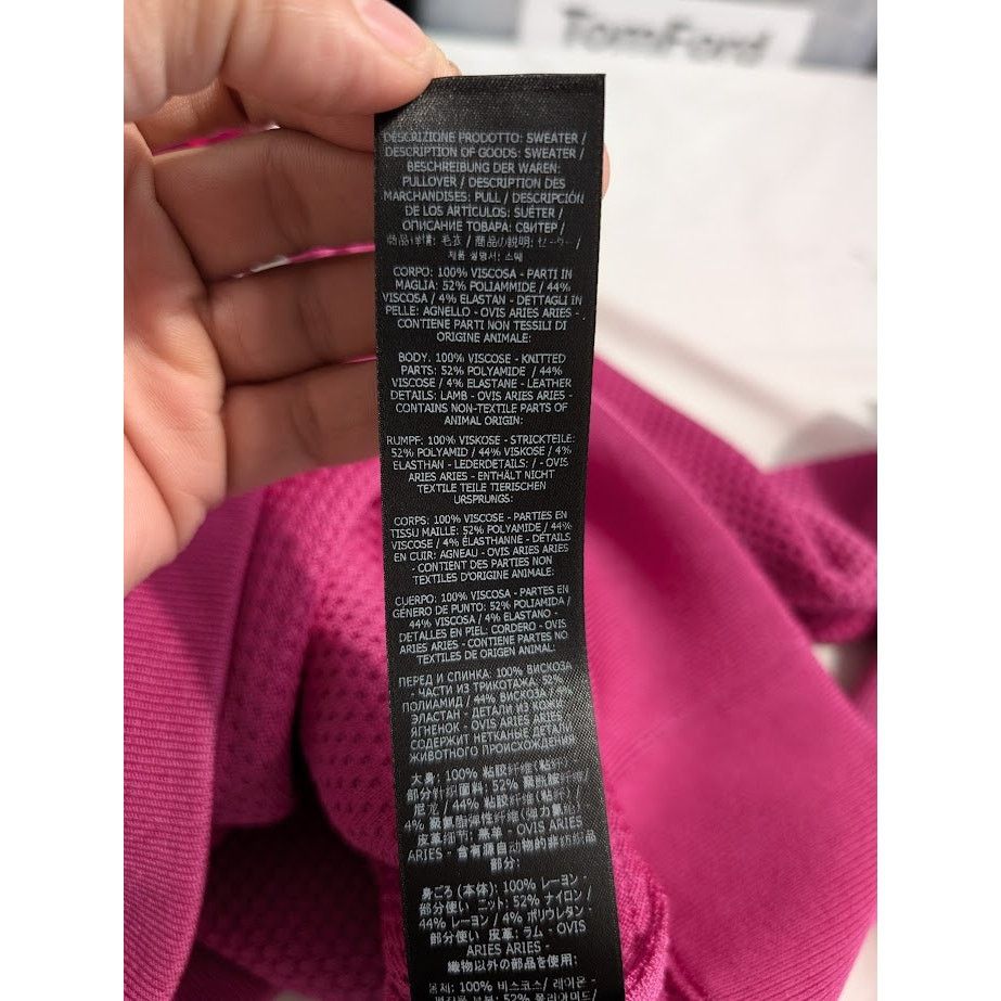 Tom Ford o1rshd1 Zip Hoodie in Light Magenta Size US M / EU 48-50 / 2 - 17 Thumbnail