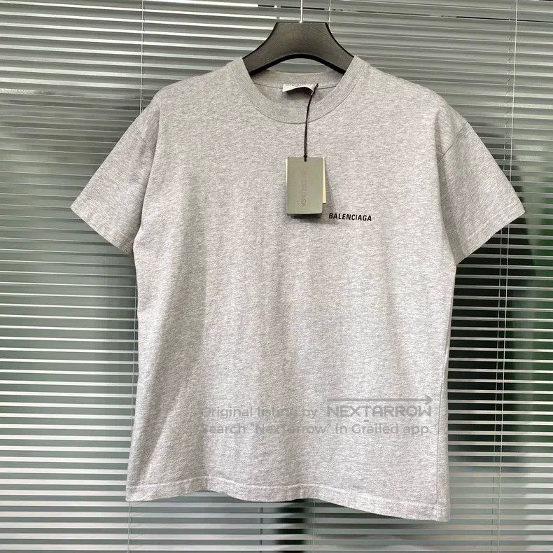Balenciaga Balenciaga Short-sleeve T-shirt with front and back letter Size US M / EU 48-50 / 2 - 2 Thumbnail