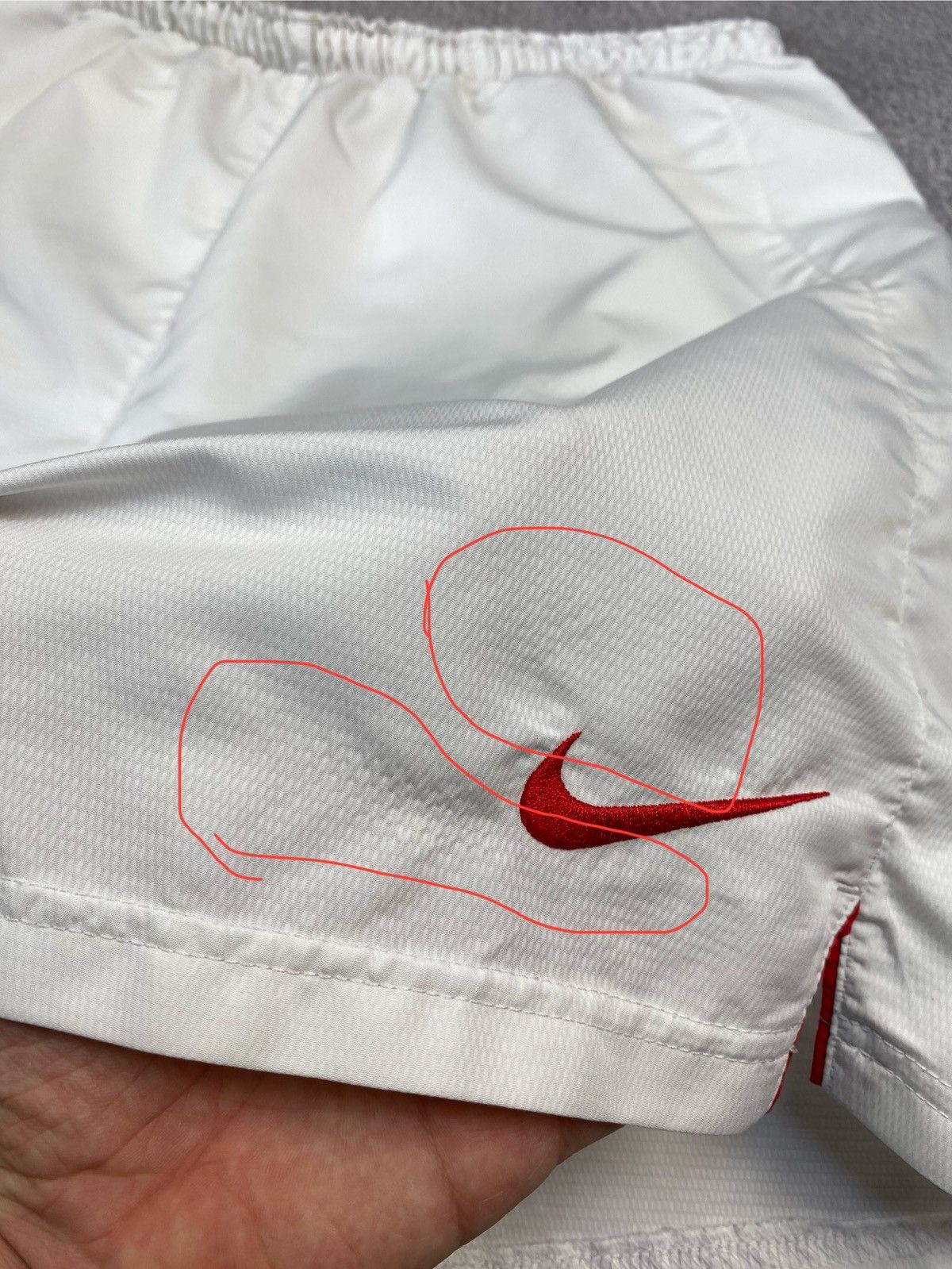 Nike × Vintage Nike FC Arsenal 2006 2007 2008 Football Vintage Shorts Size US 34 / EU 50 - 6 Thumbnail