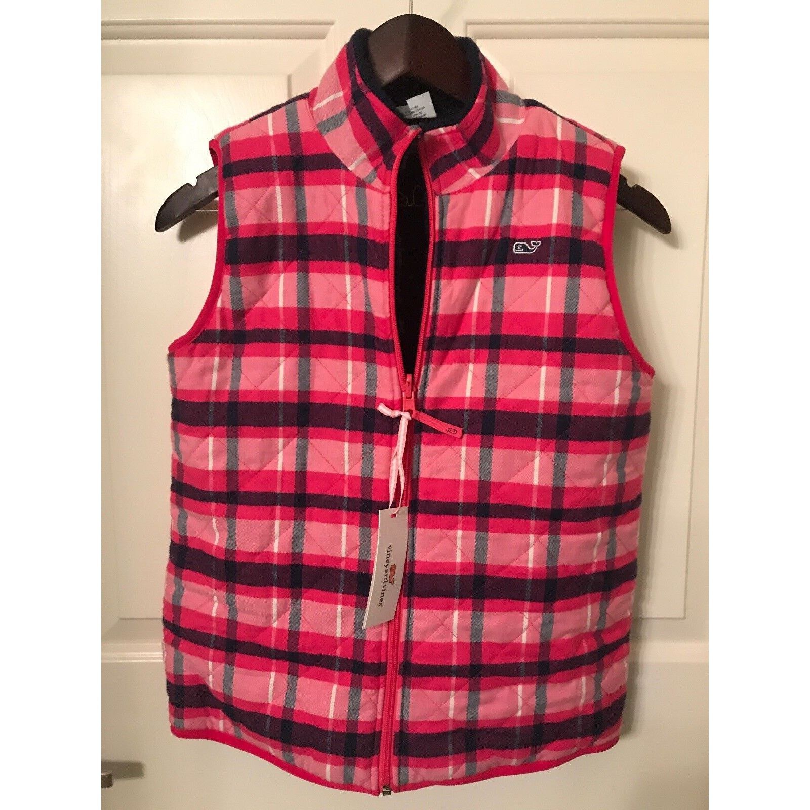 Vineyard Vines NWT Vineyard Vines Sz14 (L) Girls, Women's XS Plaid Vest Size XS / US 0-2 / IT 36-38 - 1 Thumbnail