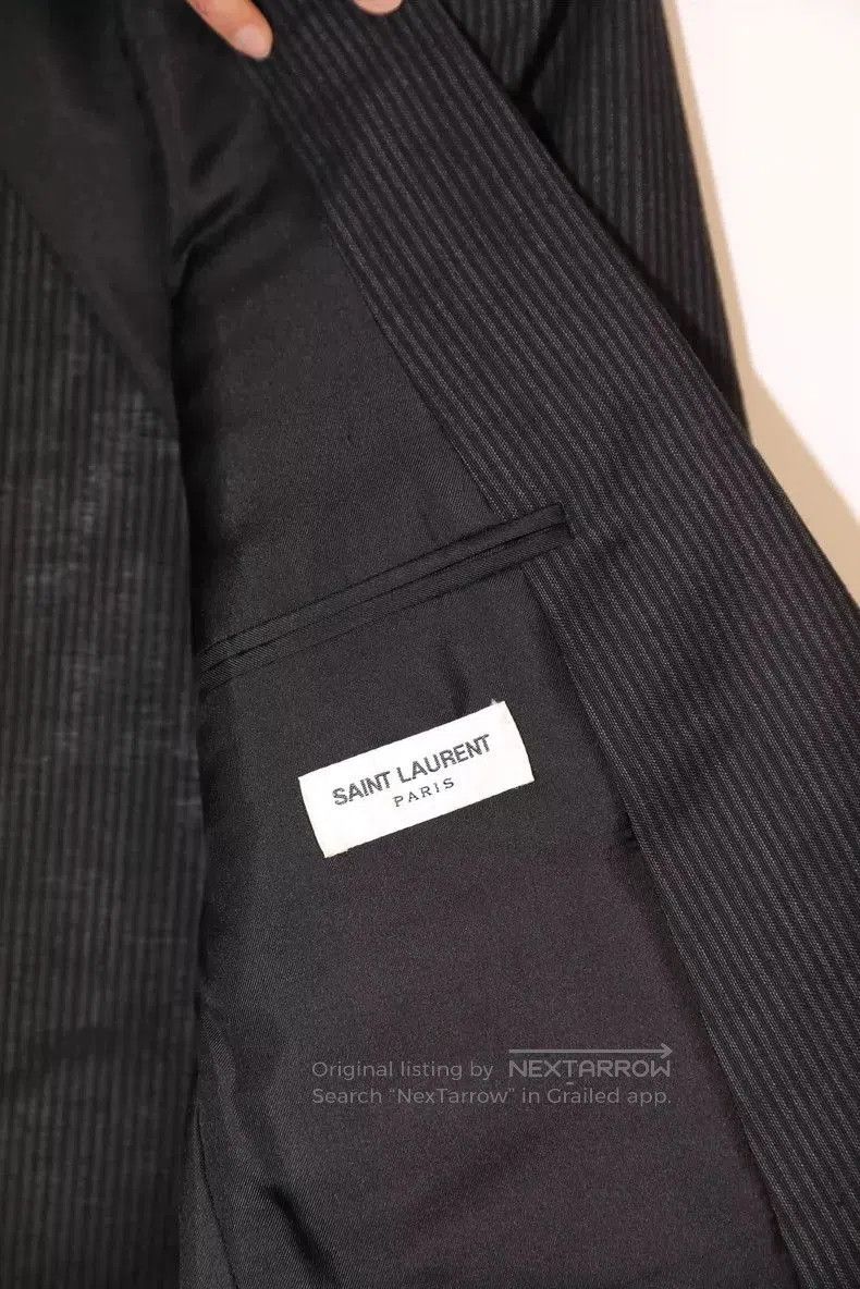 Saint Laurent Paris Saint Laurent Wool Mohair Blazer. Size US L / EU 52-54 / 3 - 3 Thumbnail