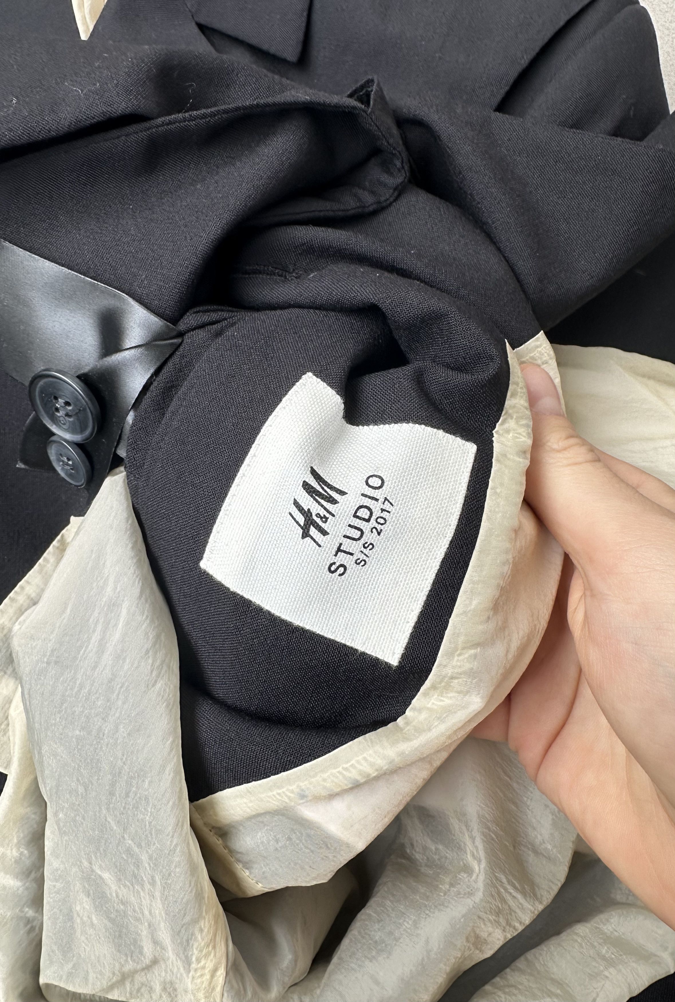 Designer × H&M H&M Studio S/S 2017 wool blazer jacket Size 50R - 5 Thumbnail
