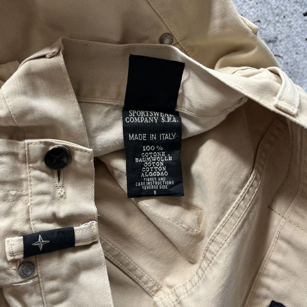 Stone Island × Vintage Stone Island Vintage pants beige made in italy Size US 36 / EU 52 - 7 Thumbnail