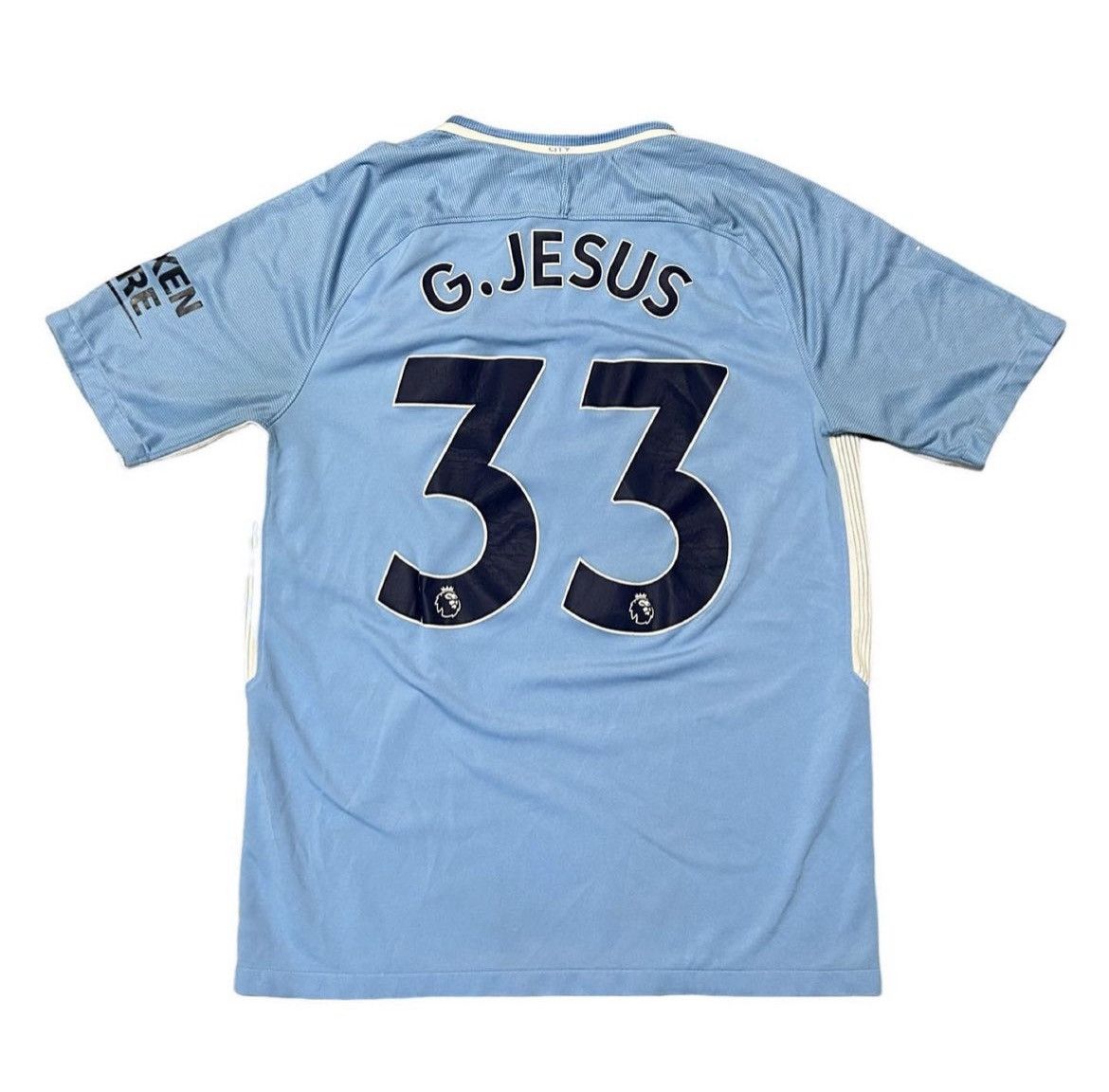 Nike Gabriel Jesus Manchester City 17/18 Home Kit | Grailed