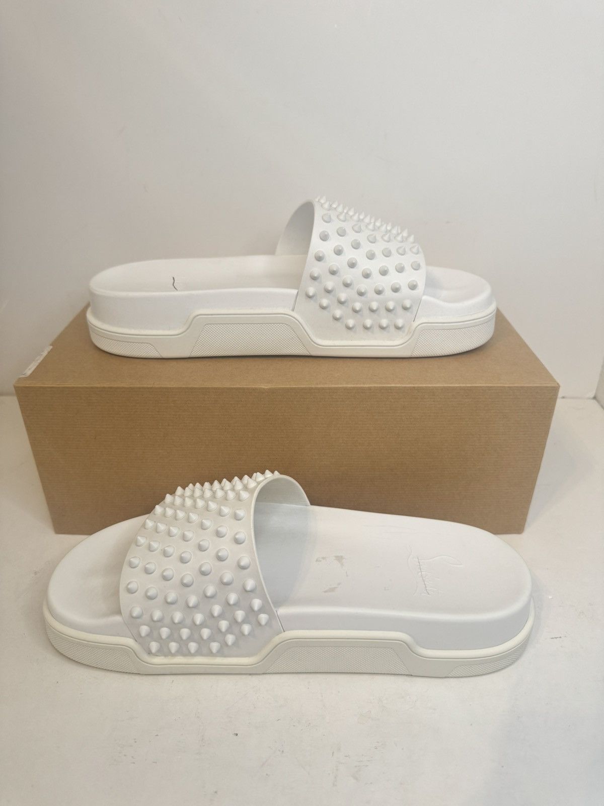 Christian Louboutin Christian Louboutin Spike Slides Size 44.5 Size US 11.5 / EU 44-45 - 2 Thumbnail