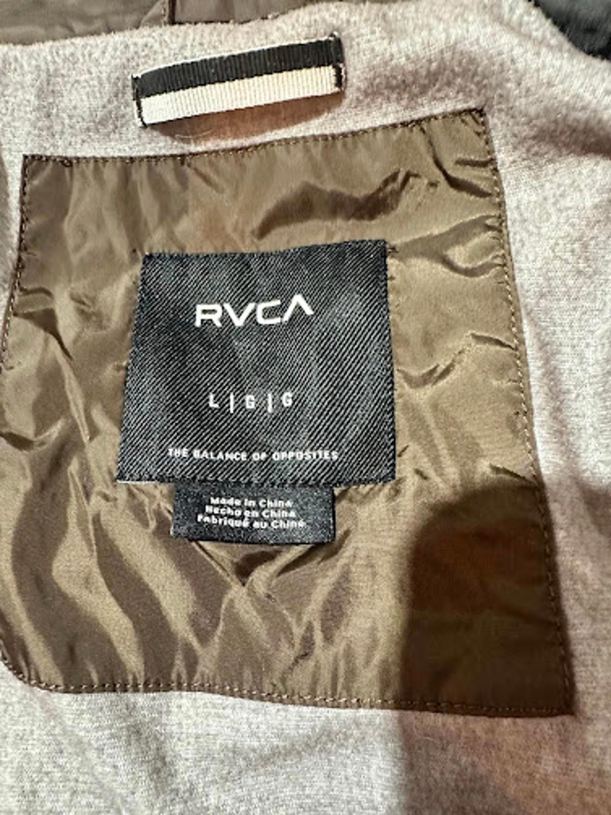 RVCA Graphic Back Coach Jacket Brown