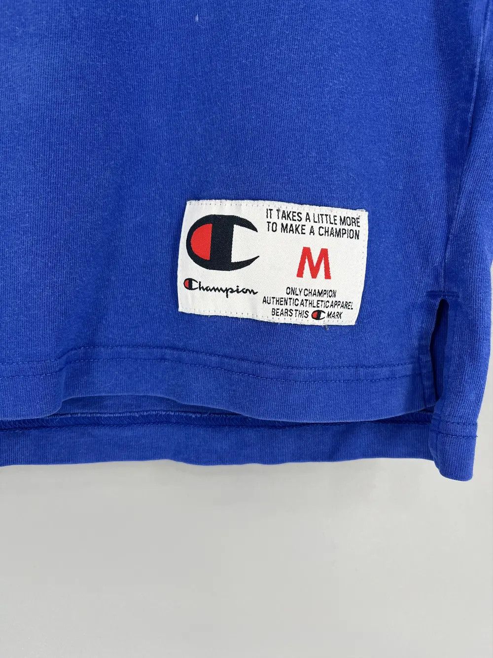 Champion × Vintage VINTAGE Y2K CHAMPION BIG LOGO NICE DESIGN TSHIRT HIP HOP RAP Size US M / EU 48-50 / 2 - 8 Thumbnail