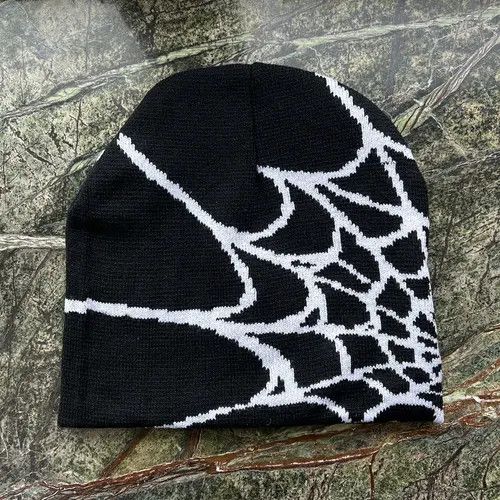 Japanese Brand × Vintage 🕷️🕸️ Spider Web Beanie Hat y2k 🕸 Size ONE SIZE - 1 Thumbnail