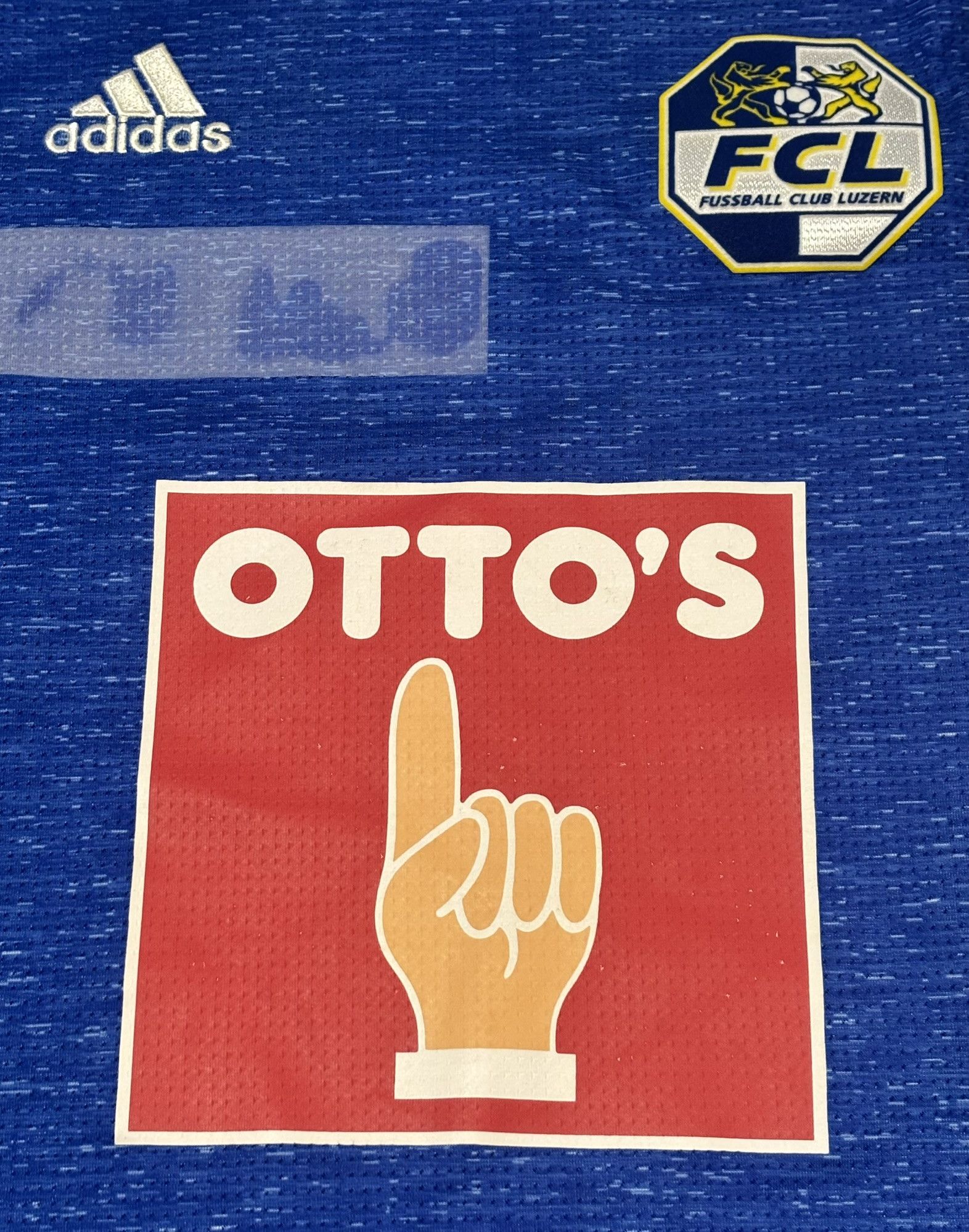 Adidas FC Luzern 2017/2018 Adidas #4 Player Issue Football Jersey Size US L / EU 52-54 / 3 - 10 Thumbnail