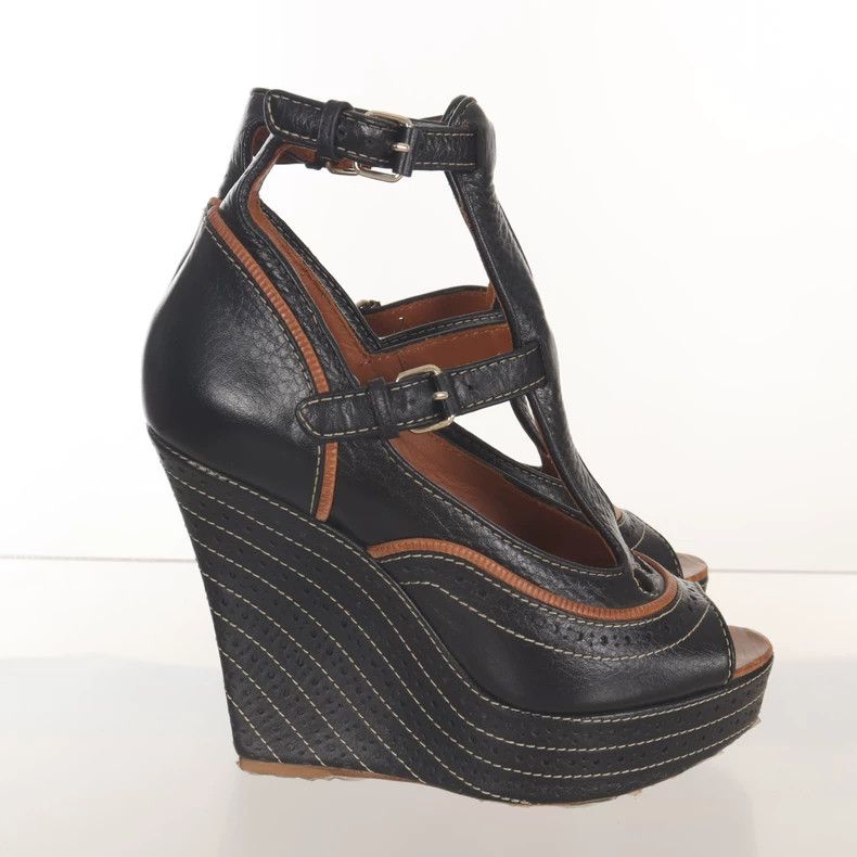 Givenchy Givenchy Size36 Cowhide Women's Cut-Out Color-Blocked Sanda Size US 4.5 / IT 34.5 - 3 Thumbnail