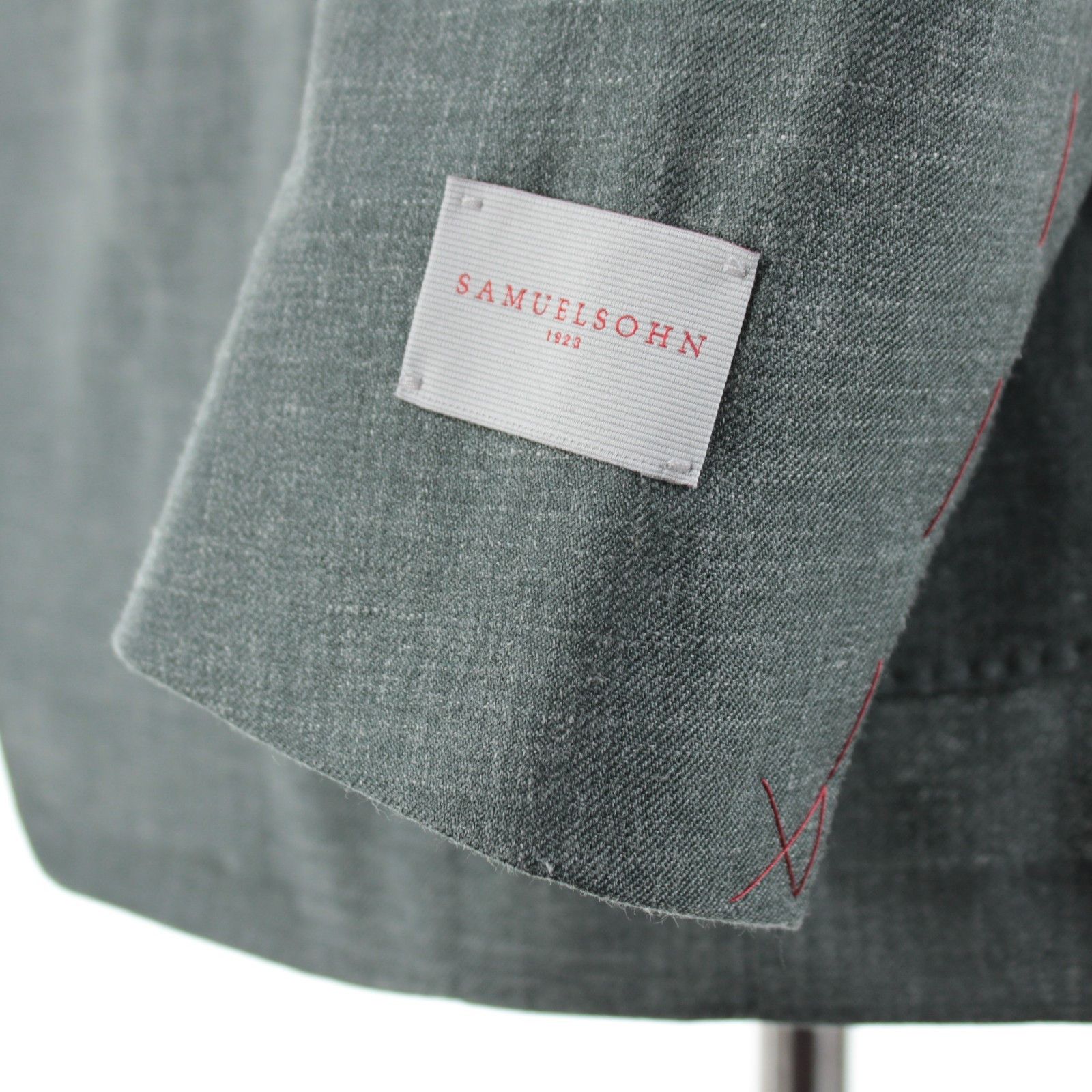 Samuelsohn Samuelsohn Sport Coat Size 44 Long US in Green Size 44R - 3 Thumbnail