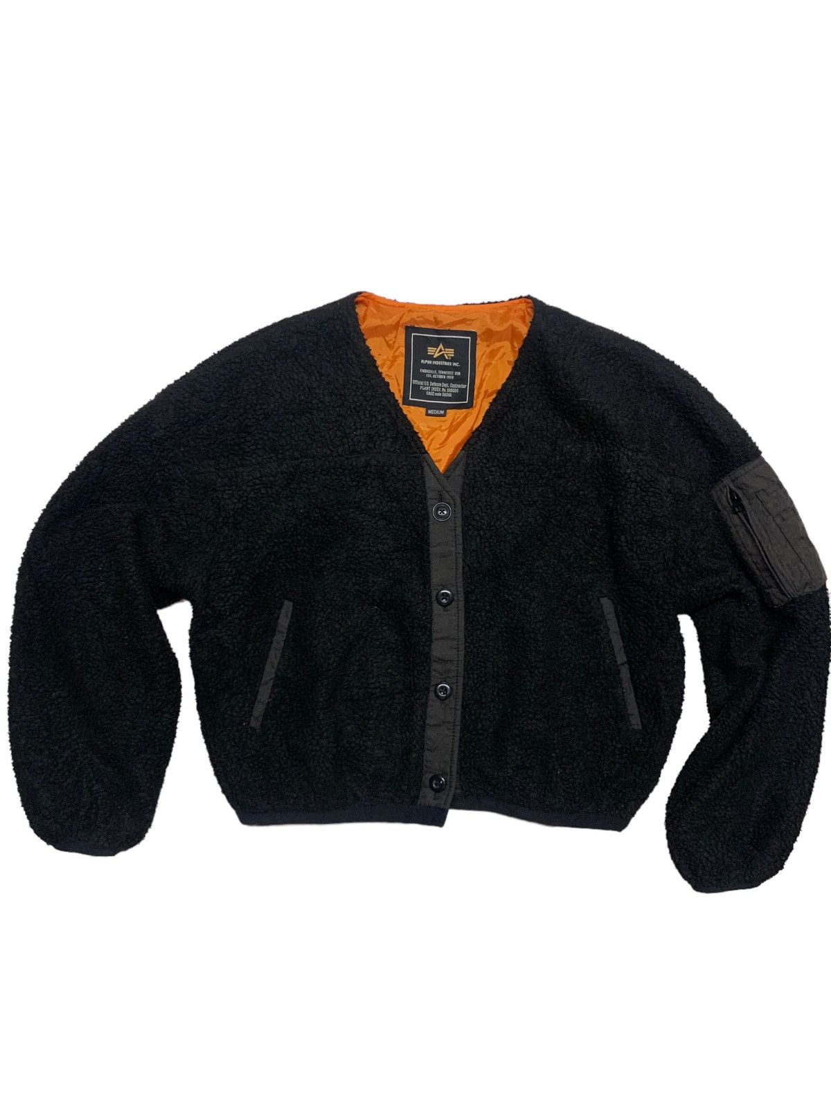 Alpha Industries × Vintage Vintage alpha industries inner Sherpa jacket Size US M / EU 48-50 / 2 - 1 Thumbnail
