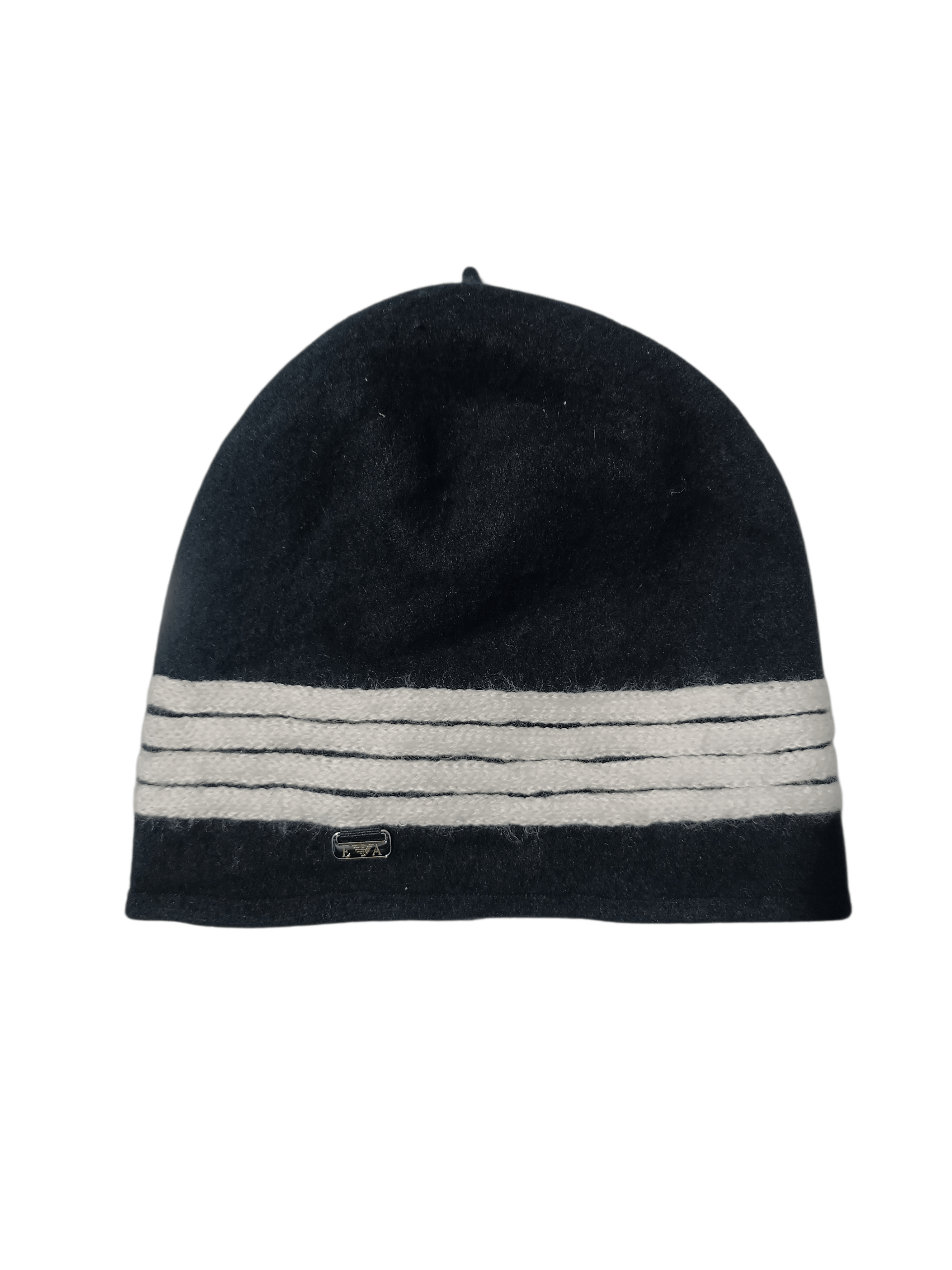 Emporio Armani Emporio Armani Wool Knit Hat Black Size ONE SIZE - 1 Thumbnail