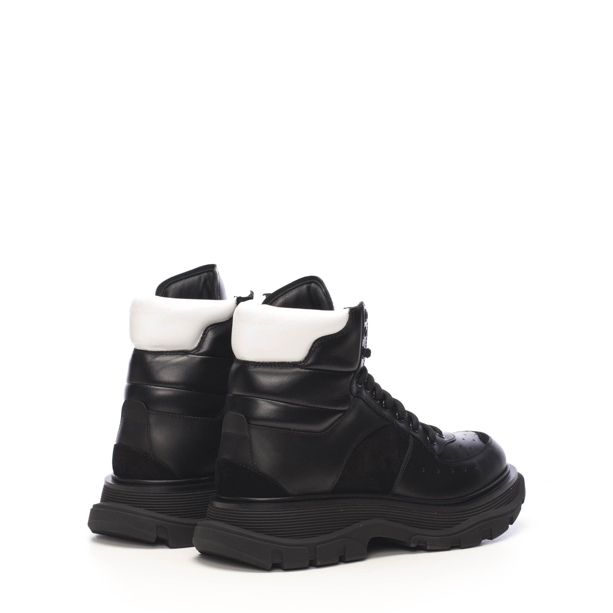 Alexander McQueen Tread Slick Boot In Black Leather Size US 6 / EU 39 - 7 Thumbnail
