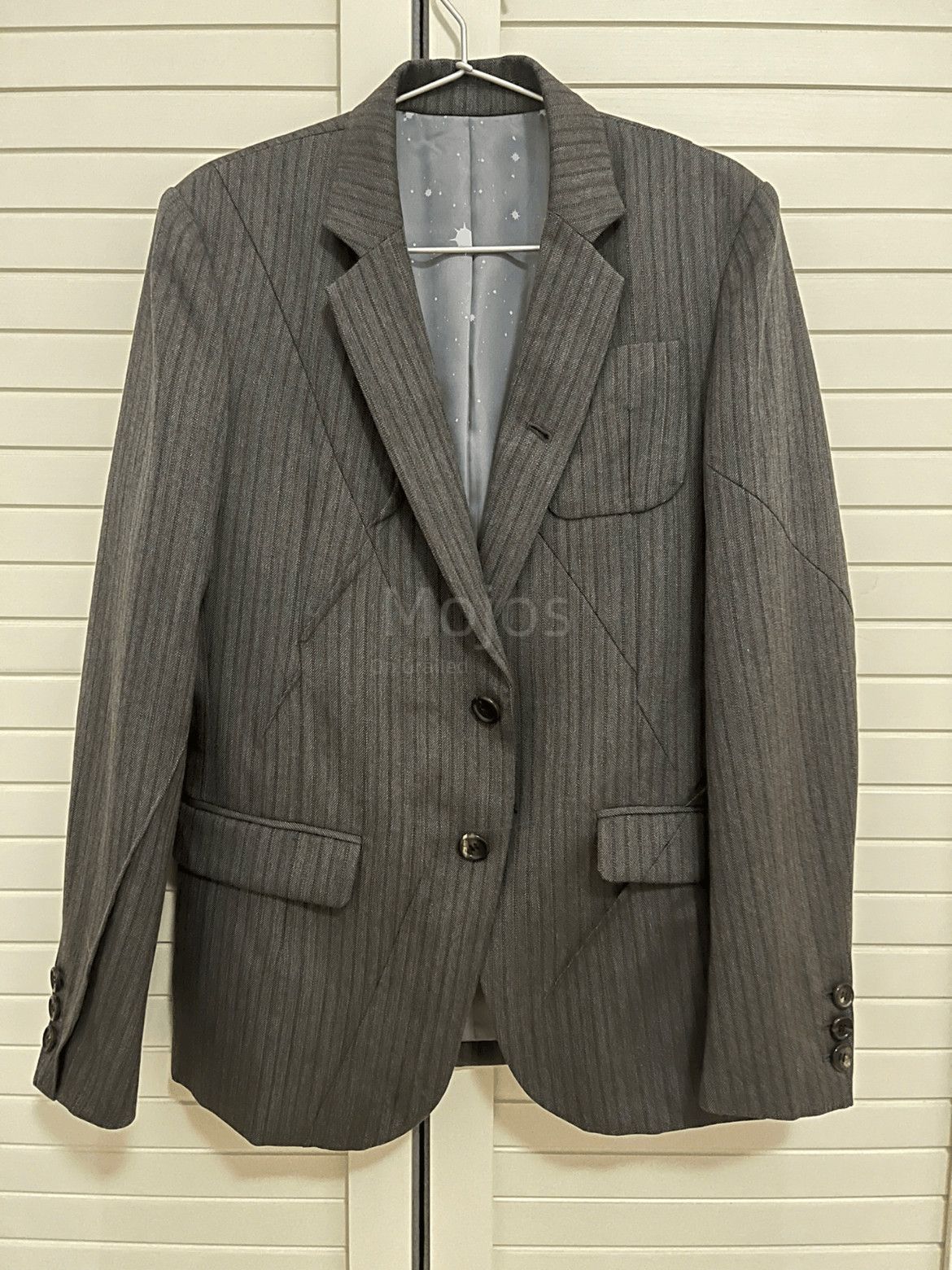 Sz 2 Undercover Golden Slogan Patches Blazer Jacket