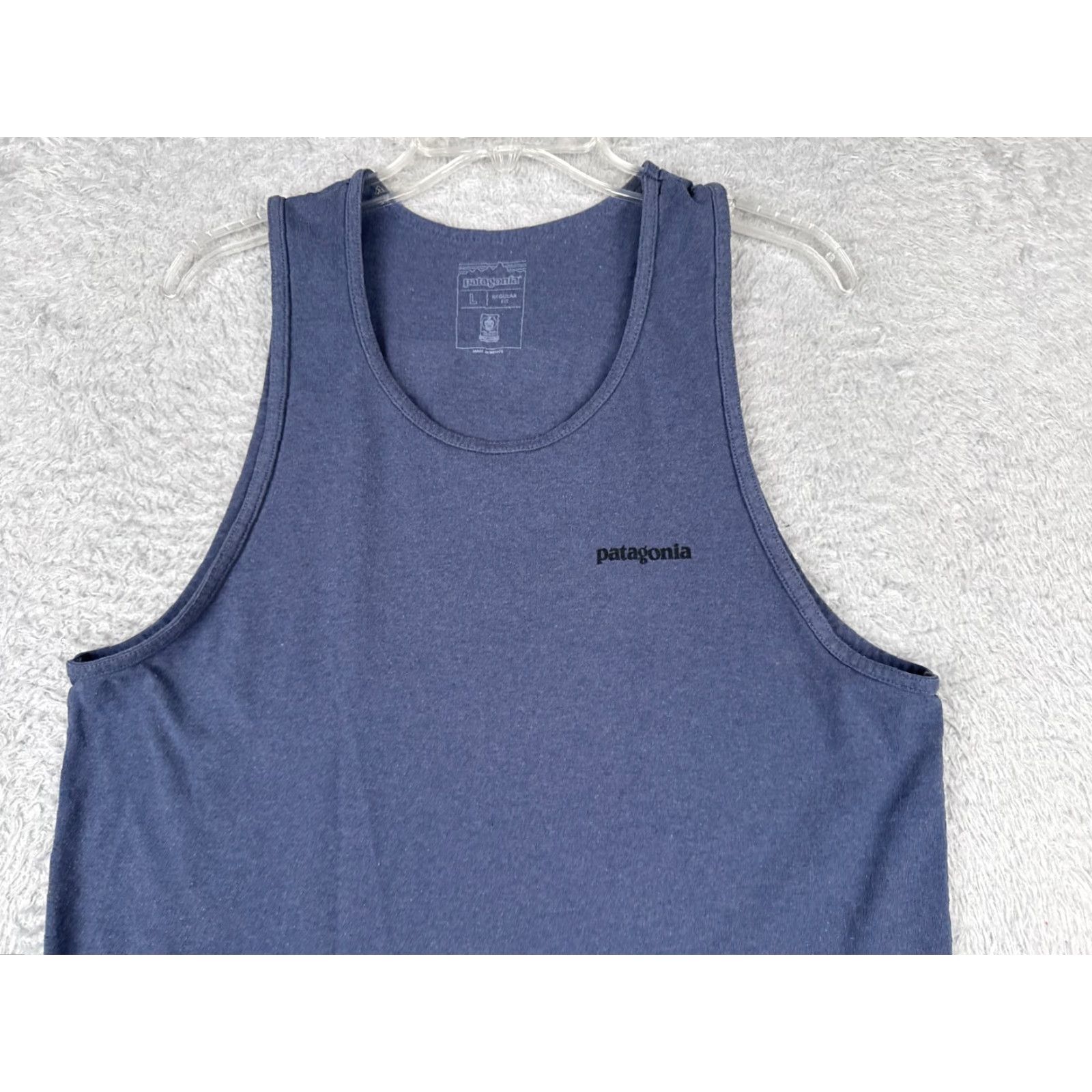 Patagonia Patagonia Shirt Womens Large Blue Tank Sleeveless Cotton Poly Blend Fitz Roy Size L / US 10 / IT 46 - 4 Thumbnail