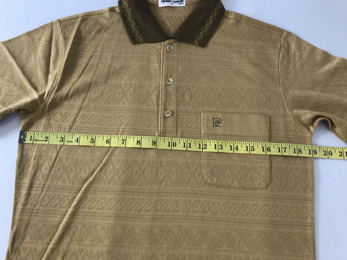 Pierre Cardin 90s Pierre Cardin Paris Tricot Single Pocket Polo Tee Size US M / EU 48-50 / 2 - 8 Thumbnail