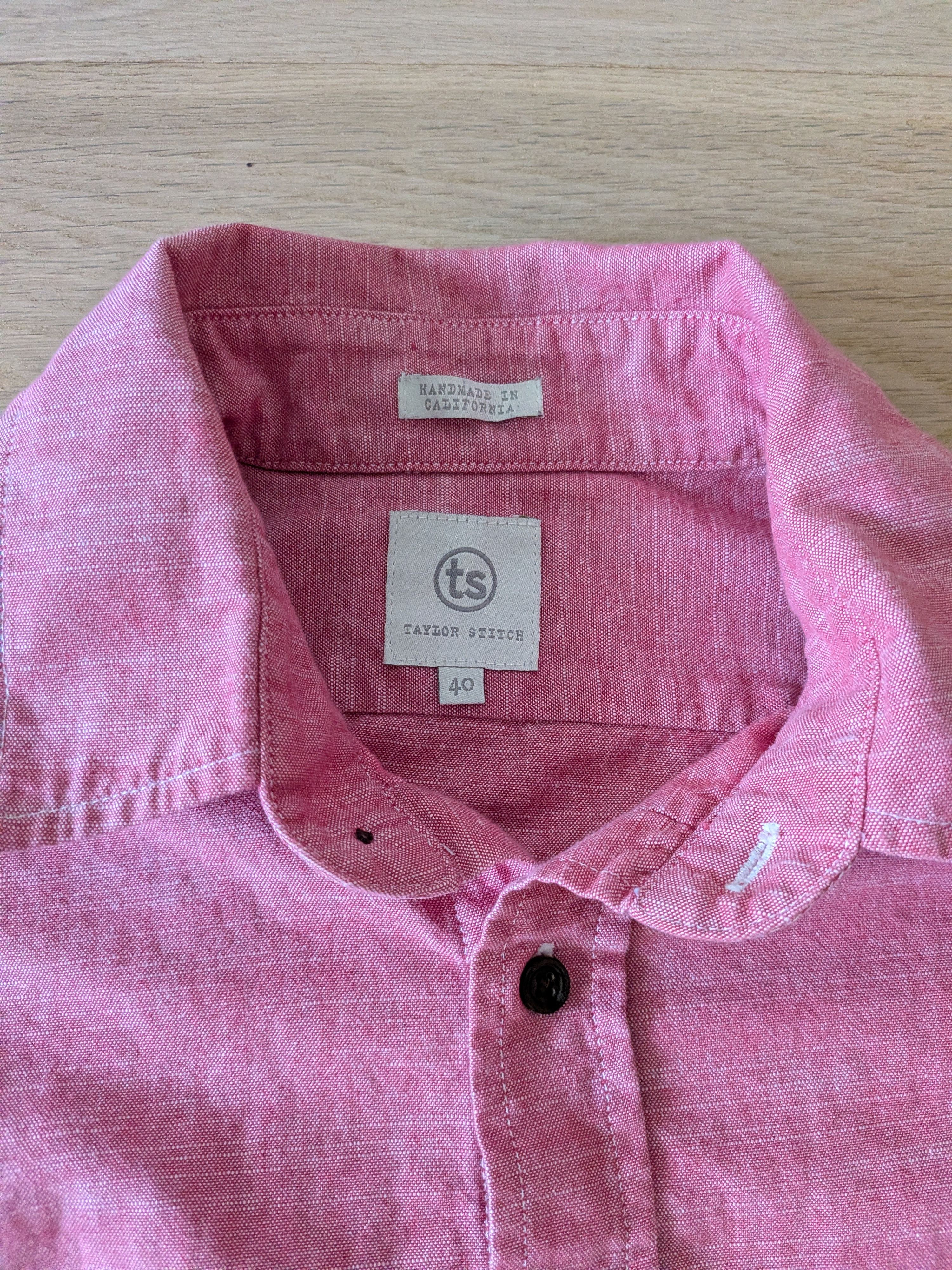 Taylor Stitch Made in USA - Taylor Stitch Chambray Shirt Size US M / EU 48-50 / 2 - 2 Thumbnail