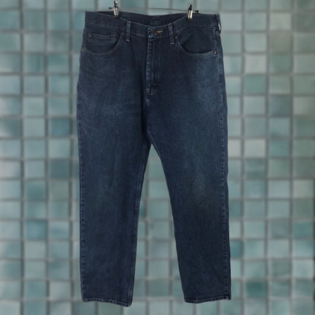 Wrangler Wrangler Mens High Rise Regular Fit Denim Jeans 36x32 Blue Tapered 5-Pocket Size US 36 / EU 52 - 1 Thumbnail