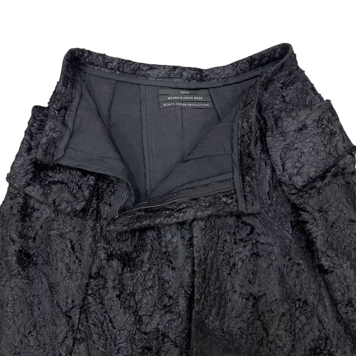 Yasuyuki Ishii OHYA Made in Japan Faux Fur Mini Skirt Size 28" / US 6 / IT 42 - 7 Thumbnail