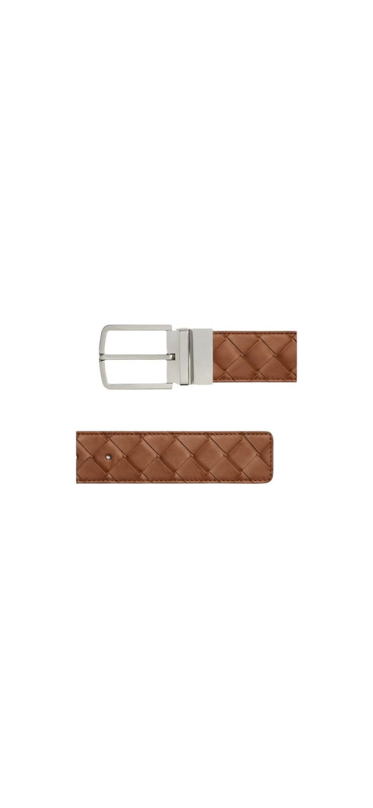 Bottega Veneta BOTTEGA VENETA INTRECCIATO REVERSIBLE BELT Size 32 - 4 Thumbnail