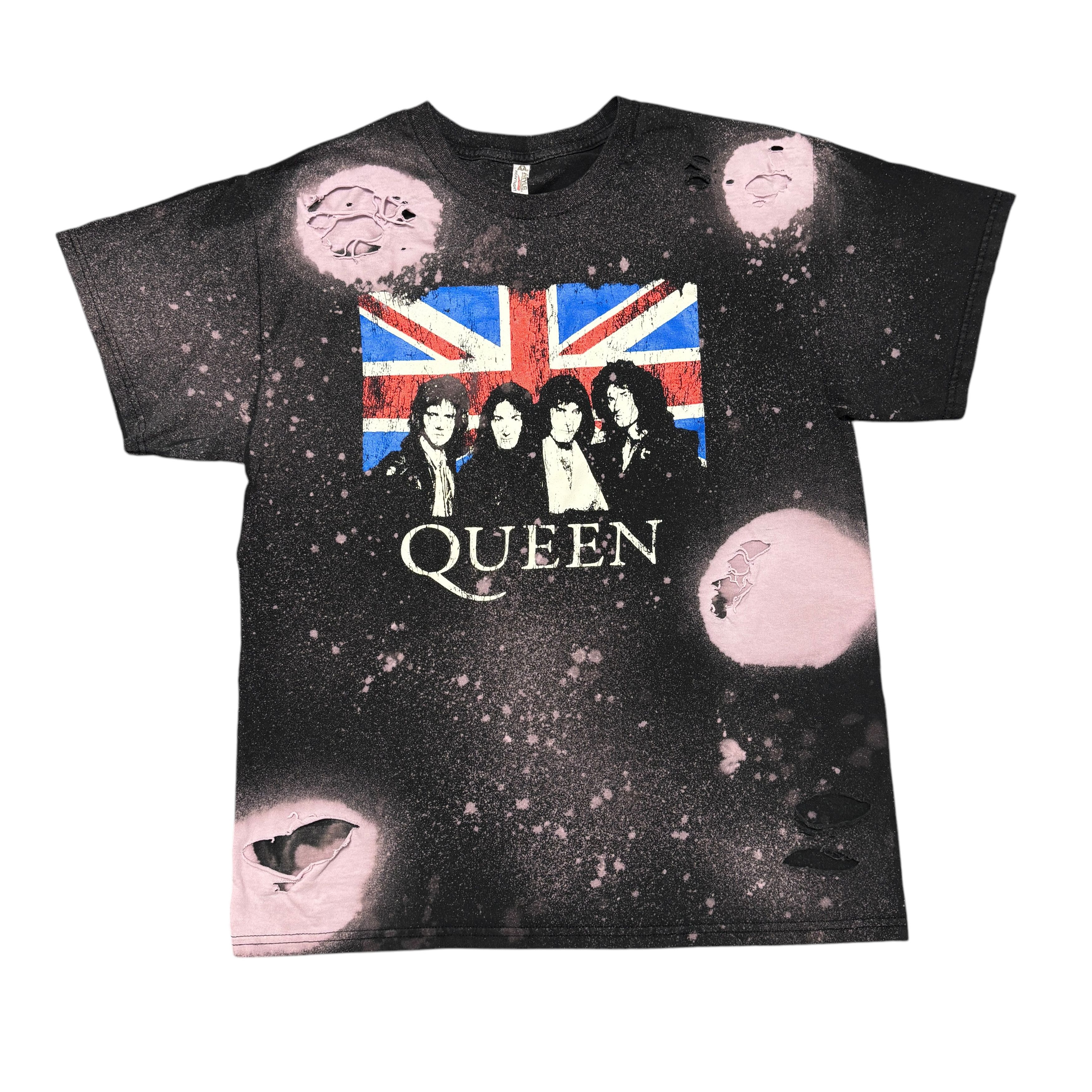 Band Tees × Vintage Queen Shirt Distressed Vintage Band Tees Freddie Mercury Size US L / EU 52-54 / 3 - 1 Thumbnail
