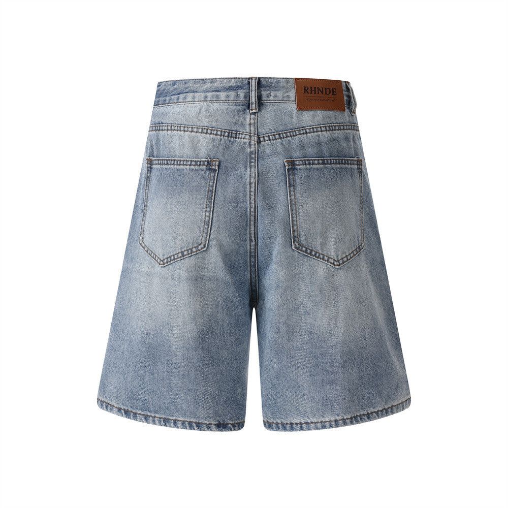 Vintage Men's American Vintage Distressed Ripped Denim Shorts Size US 32 / EU 48 - 2 Thumbnail
