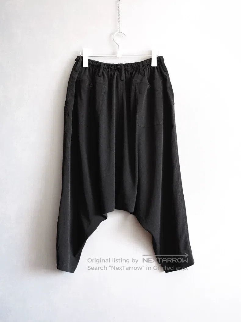 Yohji Yamamoto YOHJI YAMAMOTO size M Low-waisted Pleated Three Acetate Pa Size US 27 - 2 Thumbnail