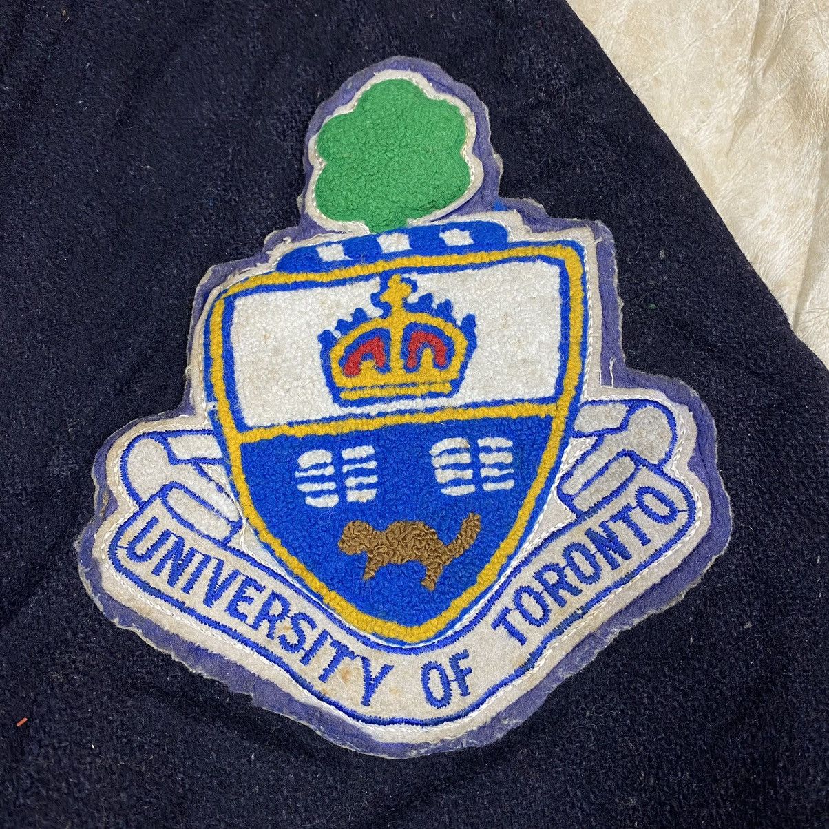 Vintage VINTAGE 70's UNIVERSITY OF TORONTO VARSITY LEATHER JACKET Size US M / EU 48-50 / 2 - 6 Thumbnail