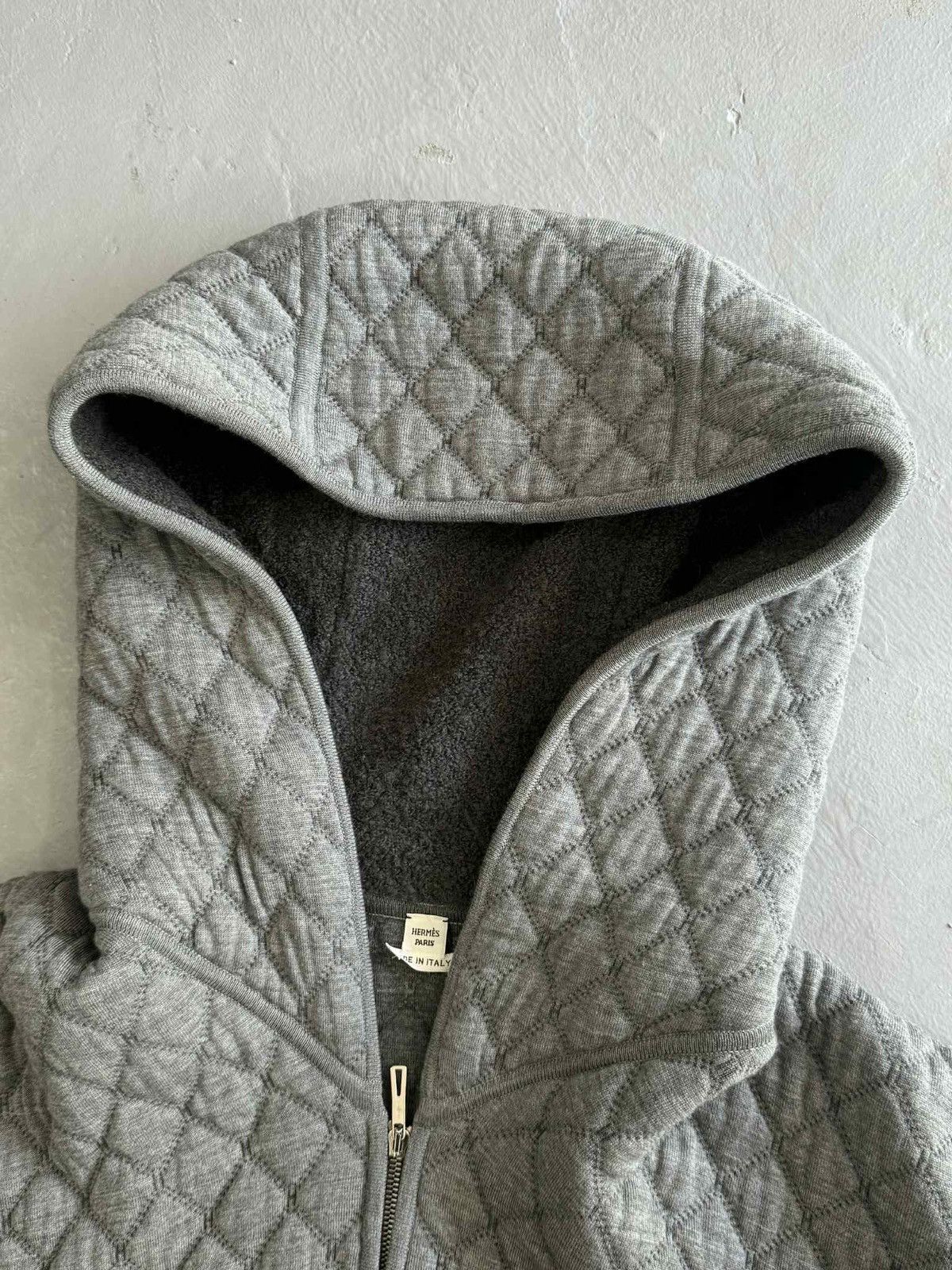 Hermes Hermes Quilted Cropped Zip Hoodie Size XS / US 0-2 / IT 36-38 - 2 Thumbnail