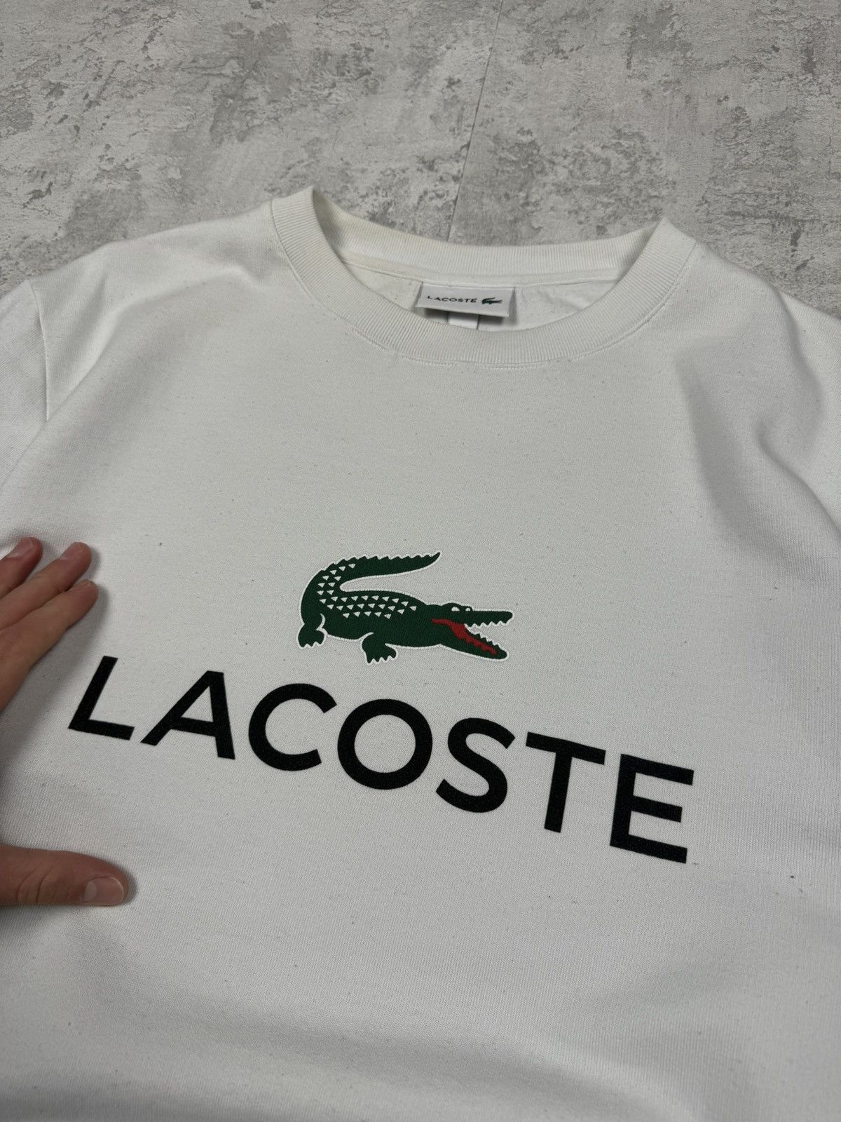 Lacoste Lacoste Sweatshirt Big Logo Size XL Size US XL / EU 56 / 4 - 4 Thumbnail