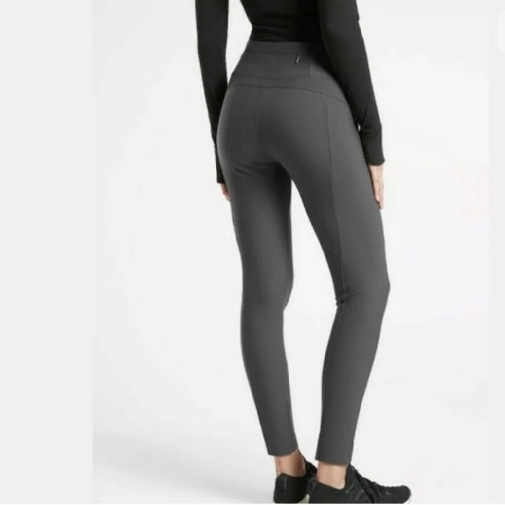 Athleta Athleta Charcoal Gray High Rise Stellar Tight Leggings Size 34" / US 12 / IT 48 - 3 Thumbnail