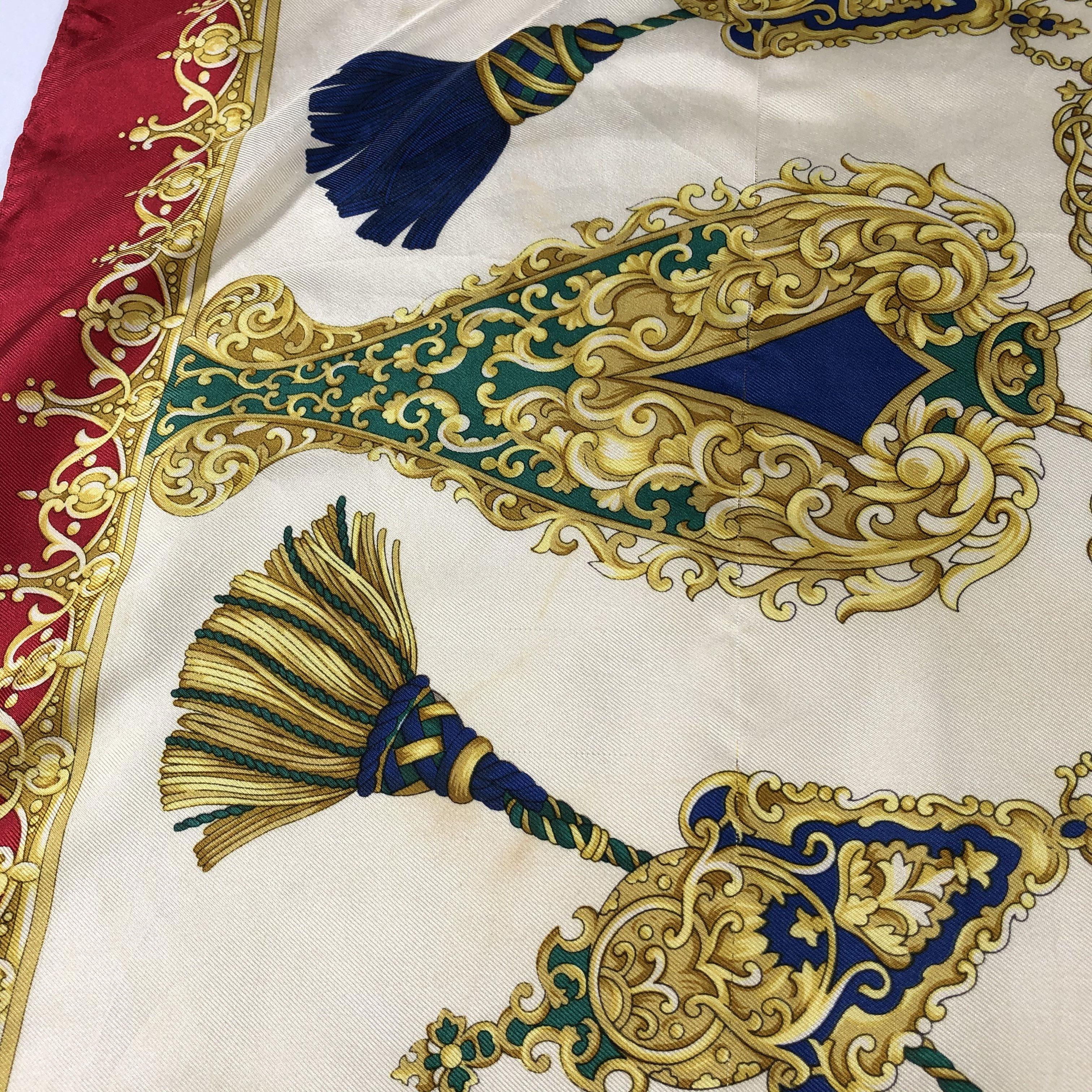 Vintage Vintage Elle Paris Silk Scarf Size ONE SIZE - 8 Thumbnail