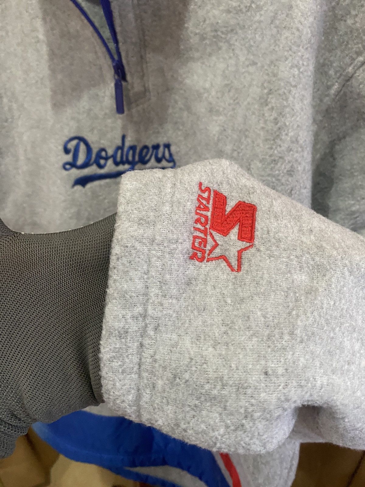 Starter Starter MLB Los Angeles Dodgers fleece pullover half-zip Size US M / EU 48-50 / 2 - 7 Thumbnail