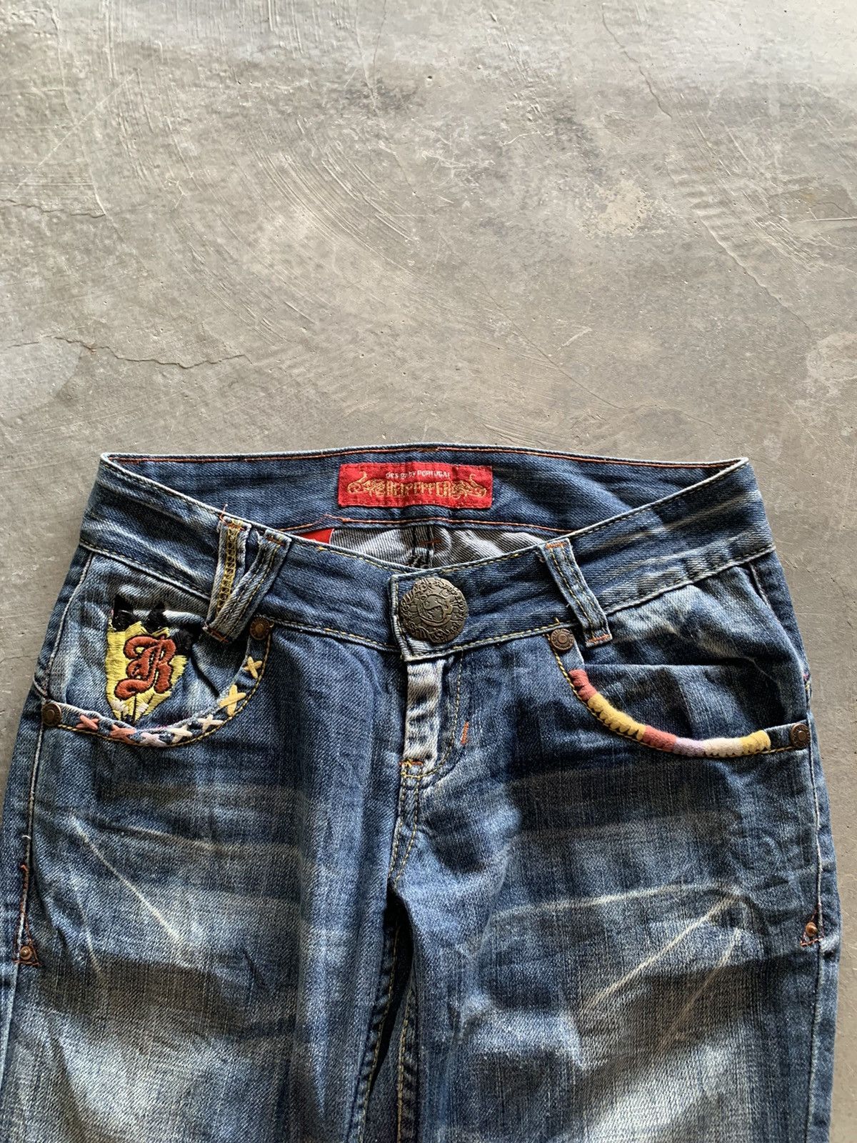 Hysteric Glamour × Japanese Brand × Vintage flare vintage y2k red pepper patchwork western style Size 30" / US 8 / IT 44 - 3 Thumbnail