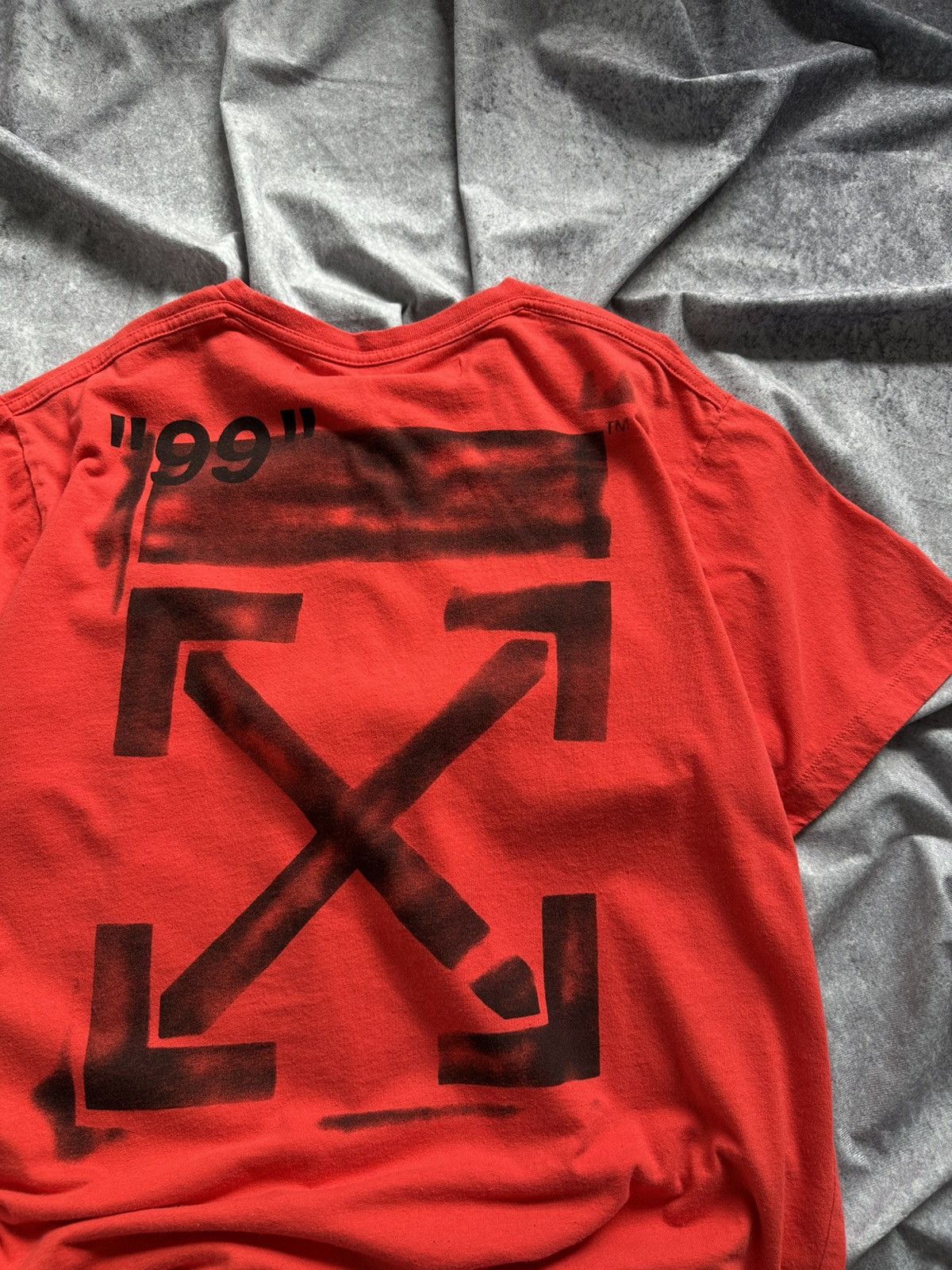 Off-White Off White Spray Marker Impressionism Tee Size US XXS / EU 40 - 3 Thumbnail