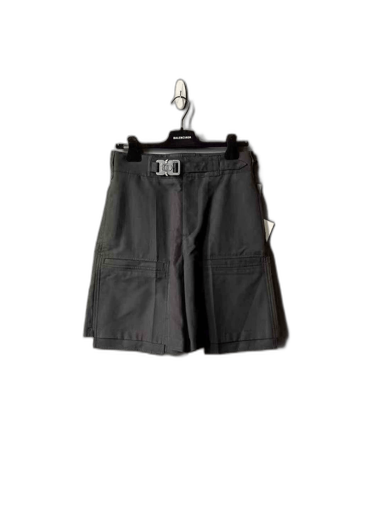Dior Black Functional Buckle Shorts