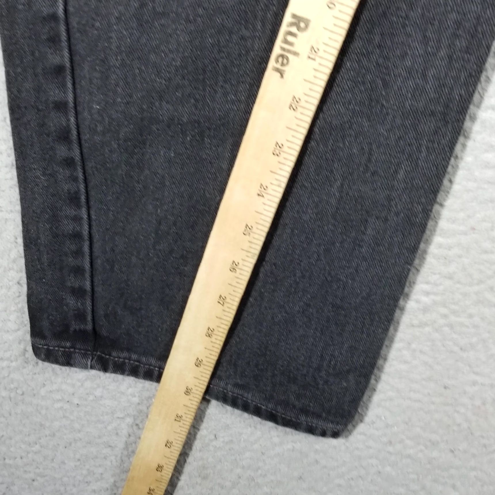 Levi's VINTAGE Levi's 550 Jeans Mens 38x32 Relaxed Fit Tapered Leg Made USA 90s Y2K Charcoal Wash Men’s Jeans Size US 38 / EU 54 - 7 Thumbnail