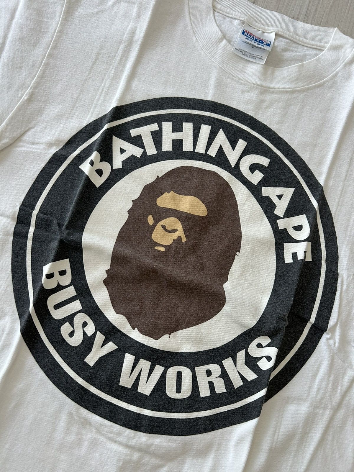 Bape VERY RARE 1998 A BATHING APE BUSY WORKS TEE Size US M / EU 48-50 / 2 - 2 Thumbnail