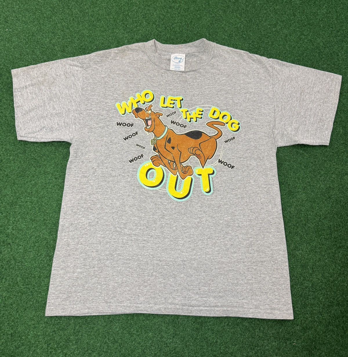 Cartoon Network Vtg Scooby Doo Who Let The Dog Out Cartoon Network T Shirt Size US L / EU 52-54 / 3 - 1 Thumbnail