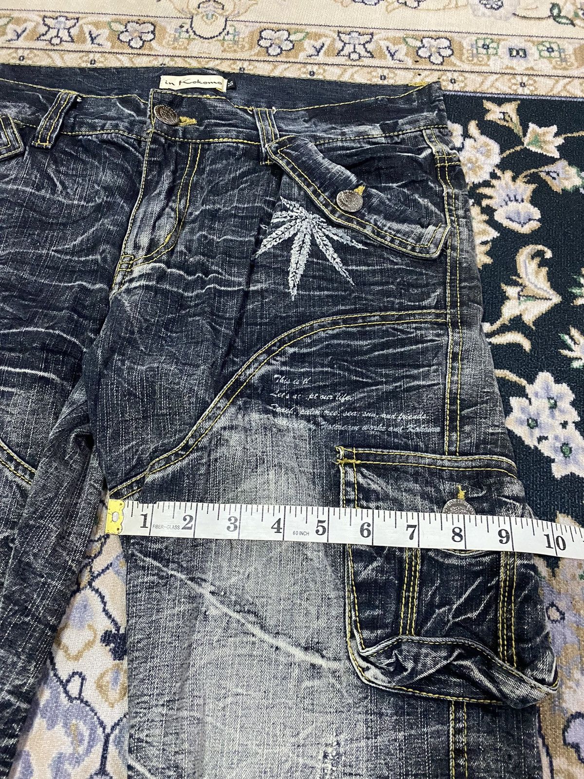 Japanese Brand Japanese brand marijuana Flare multipocket Pants Size US 32 / EU 48 - 7 Thumbnail
